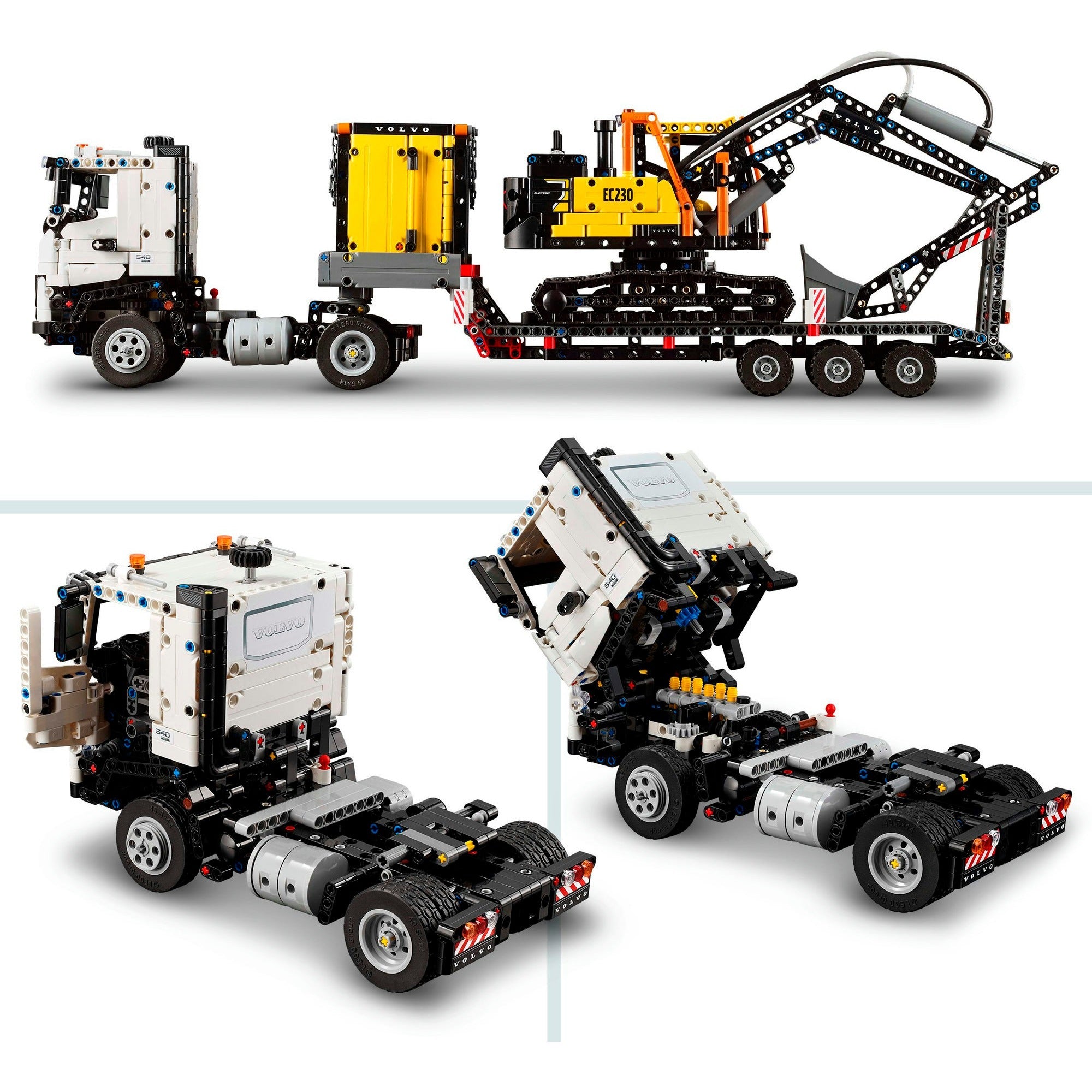 Lego technic 42175 volvo fmx truck ec230 elektrische graafmachine