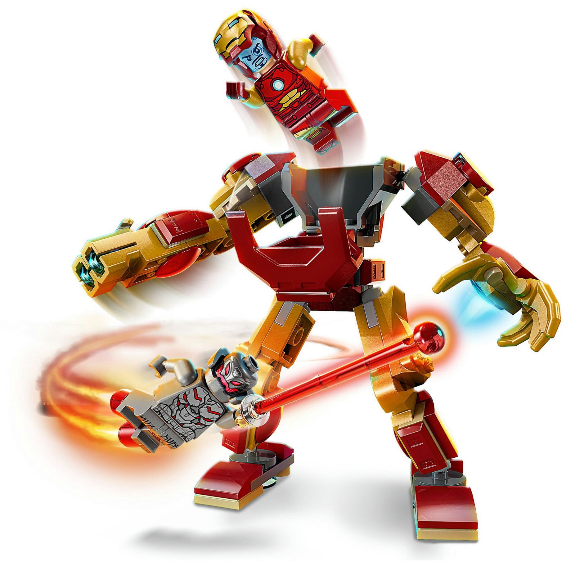 Lego marvel super heroes - iron man mecha vs. ultron constructiespeelgoed (76307)