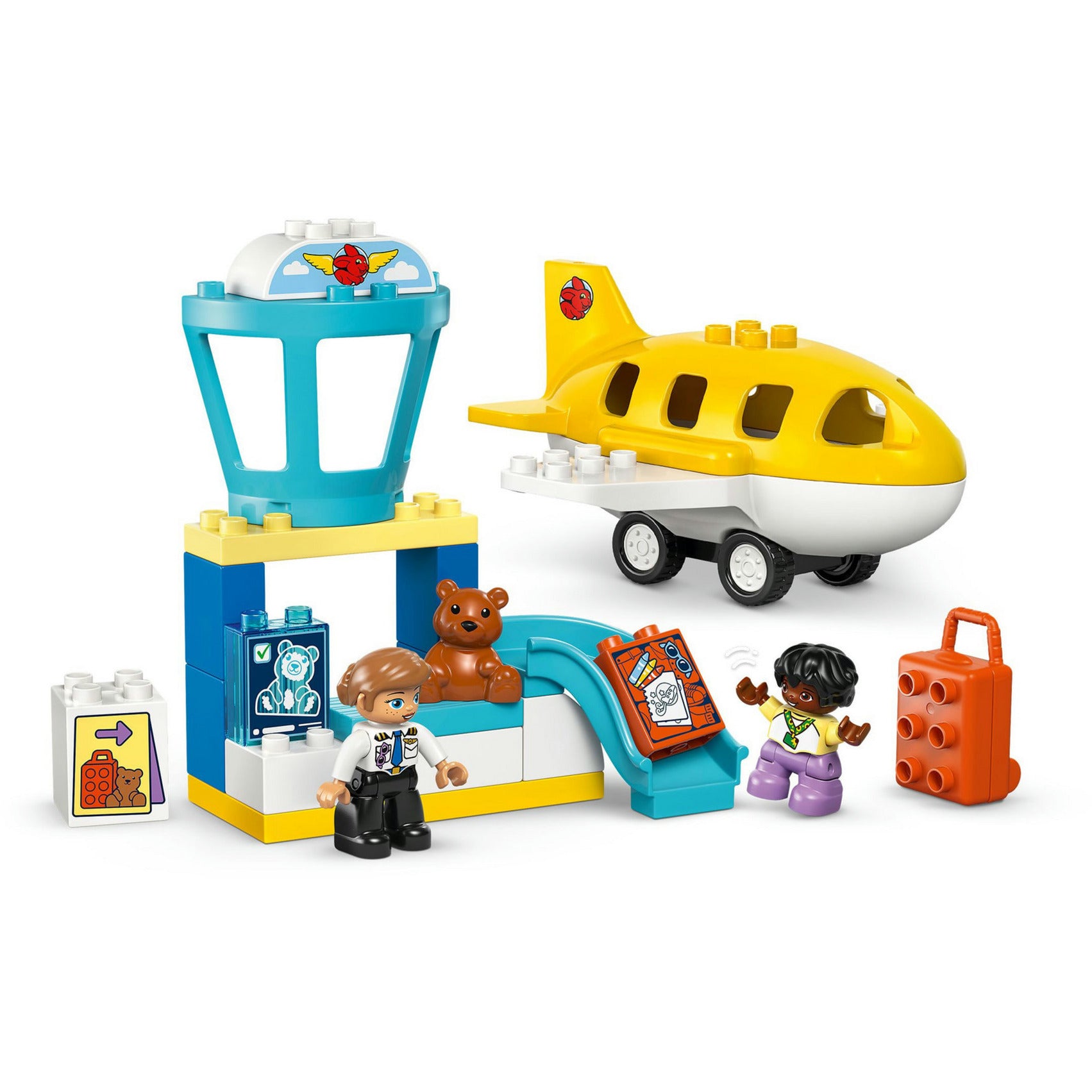 Lego duplo - eerste bezoek aan de luchthaven constructiespeelgoed (10443)