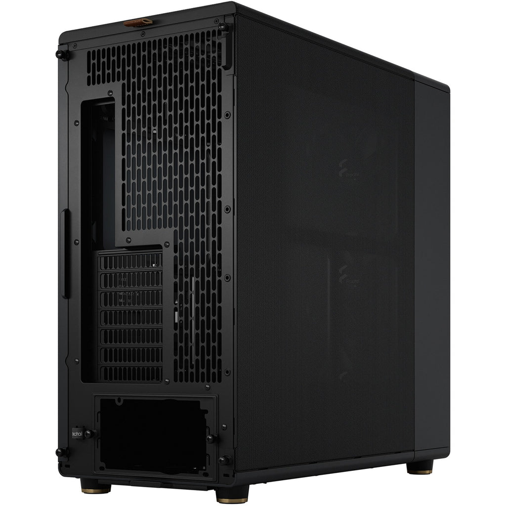 Fractal design north xl midi tower behuizing (zwart houtkleur | 2x usb-a | 1x usb-c)