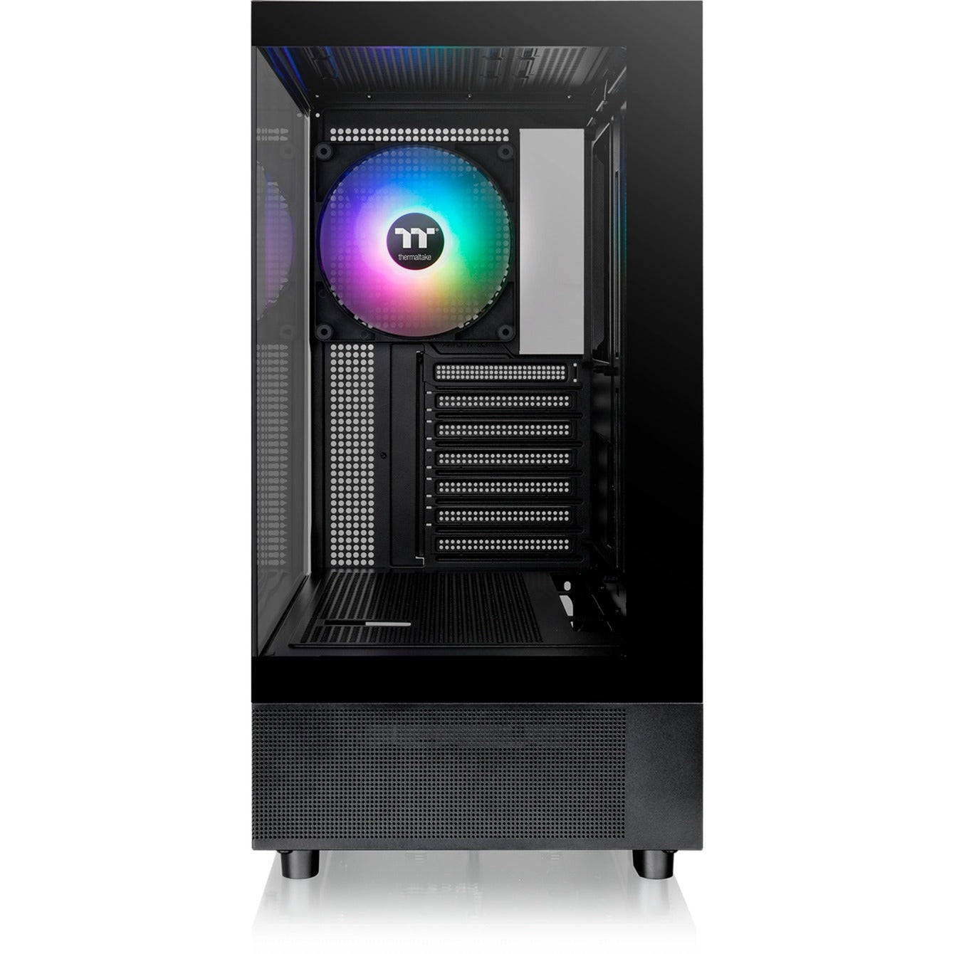Thermaltake view 270 tg argb midi tower behuizing (zwart | 2x usb-a | 1x usb-c | rgb | tempered glass)