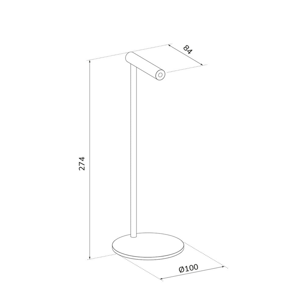 Neomounts ads11-170sl headset standaard houder (zilver)