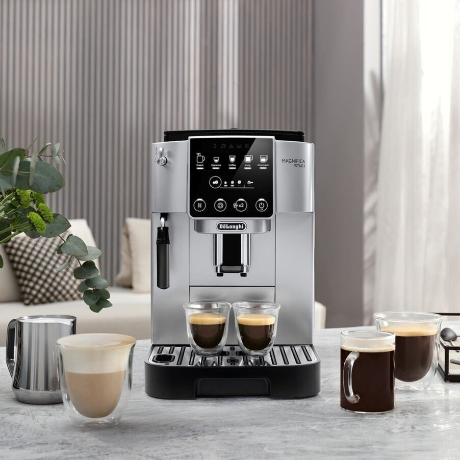 Delonghi ecam220.30.sb magnifica start espressomachine (zilver zwart)