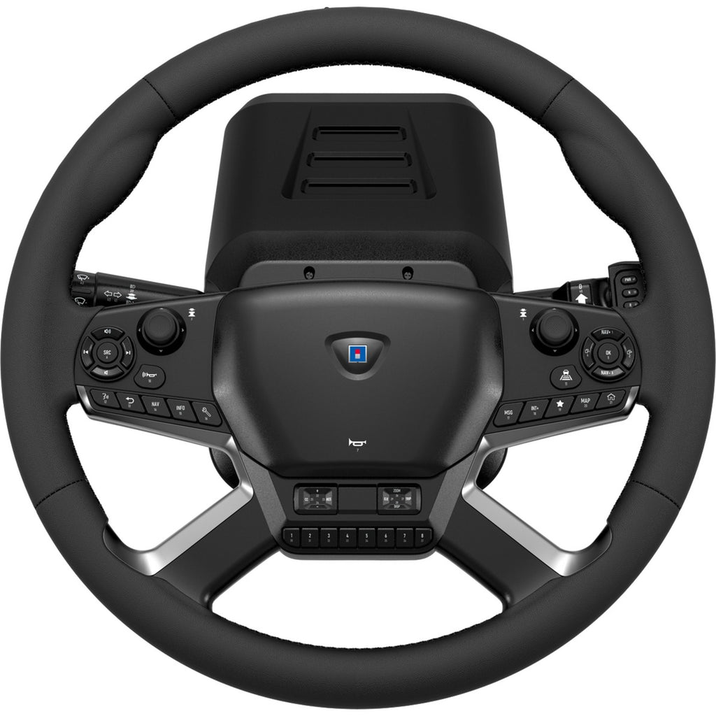 Hori force feedback truck control system simulatorset (zwart zilver)
