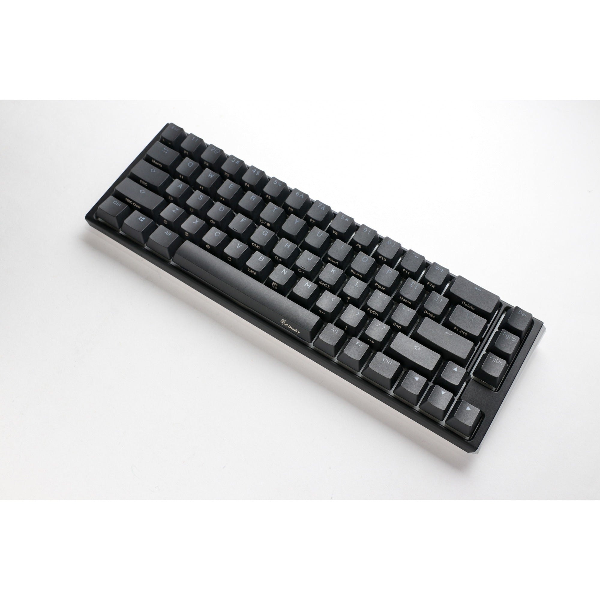 Ducky one 3 classic sf, toetsenbord (zwart wit, us lay-out, cherry mx brown, rgb led, double-shot pbt, hot-swappable, quack mechanics, 65%)