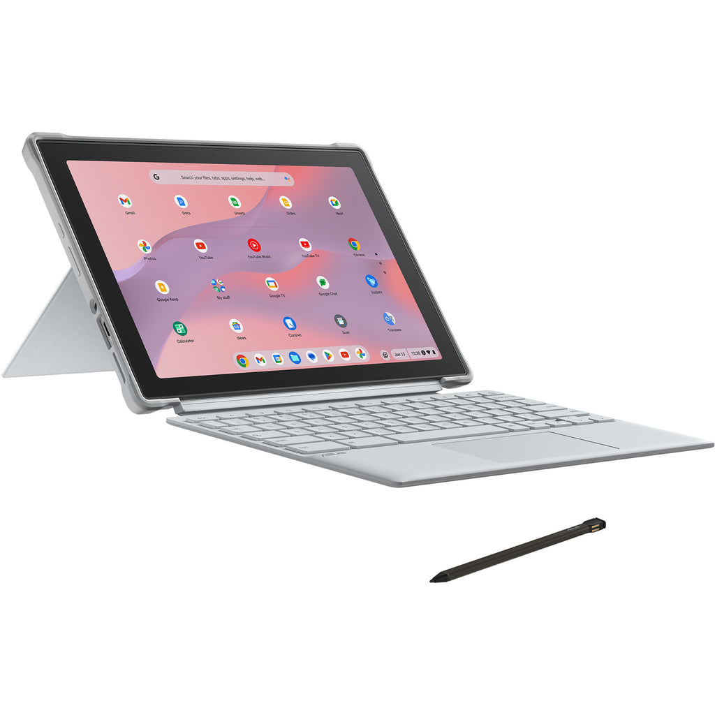 Asus chromebook cm30 detachable cl3001dm2a-r70267 10.5 2-in-1 laptop (zilver | kompanio 520 | mali-g52 2ee mc2 | 8 gb | 64 gb emmc)