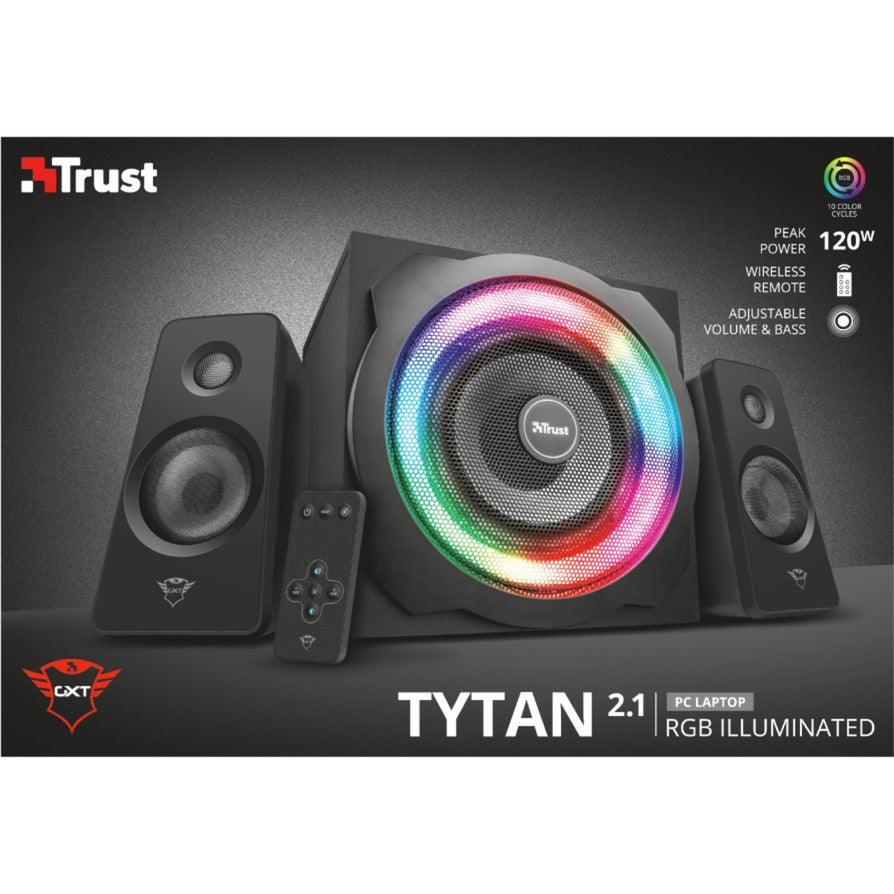 Trust GXT 629 Tytan RGB befeuchtetes 2.1-Lautsprecherset