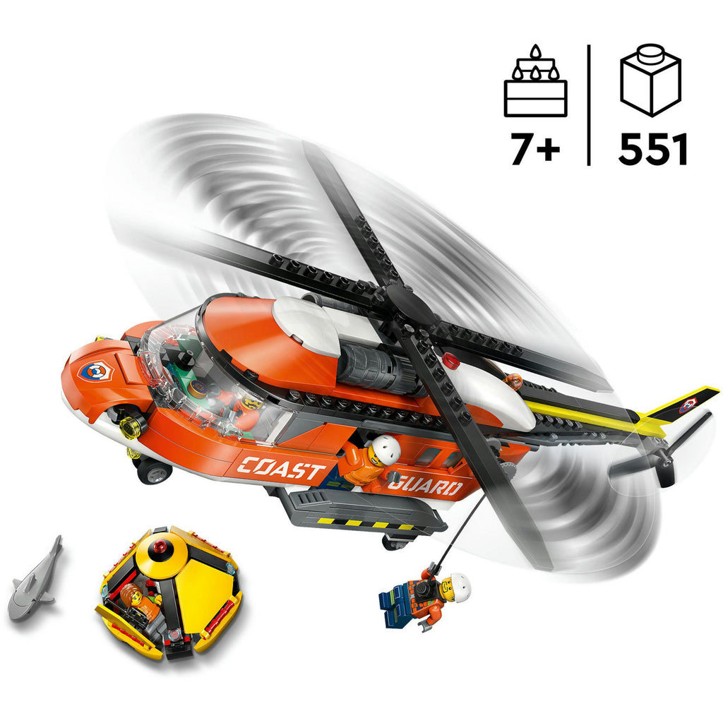LEGO City 60503 Hubschrauber der Küstenwache