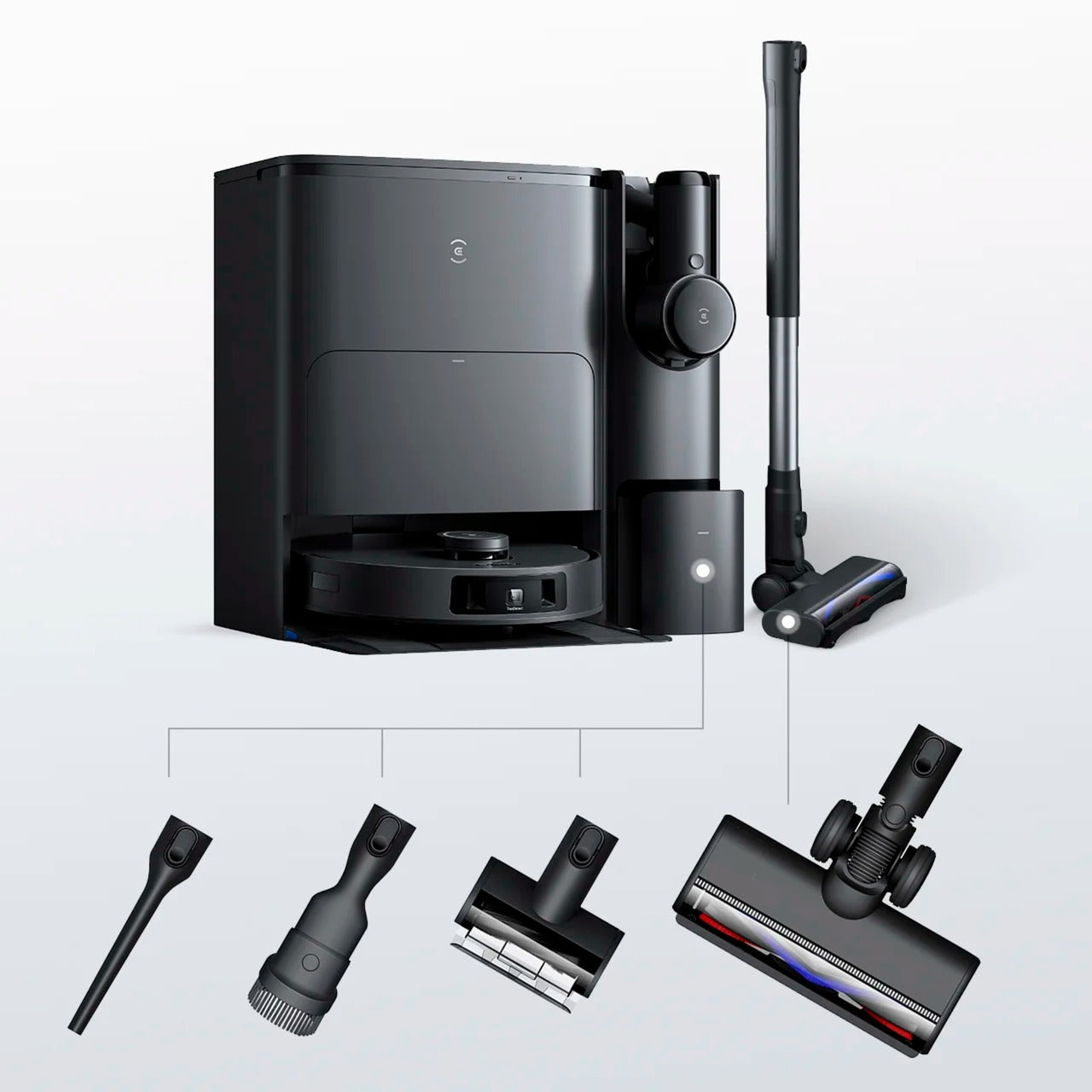 Ecovacs deebot t30s combo complete black robotstofzuiger (zwart)