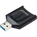 Kingston mobilelite plus sd reader kaartlezer (zwart, usb 3.2 gen 1)