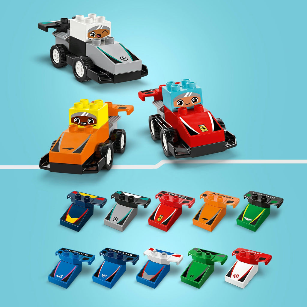 LEGO Duplo Stadt 10445 Formel-1-Team Rennwagen und Fahrer