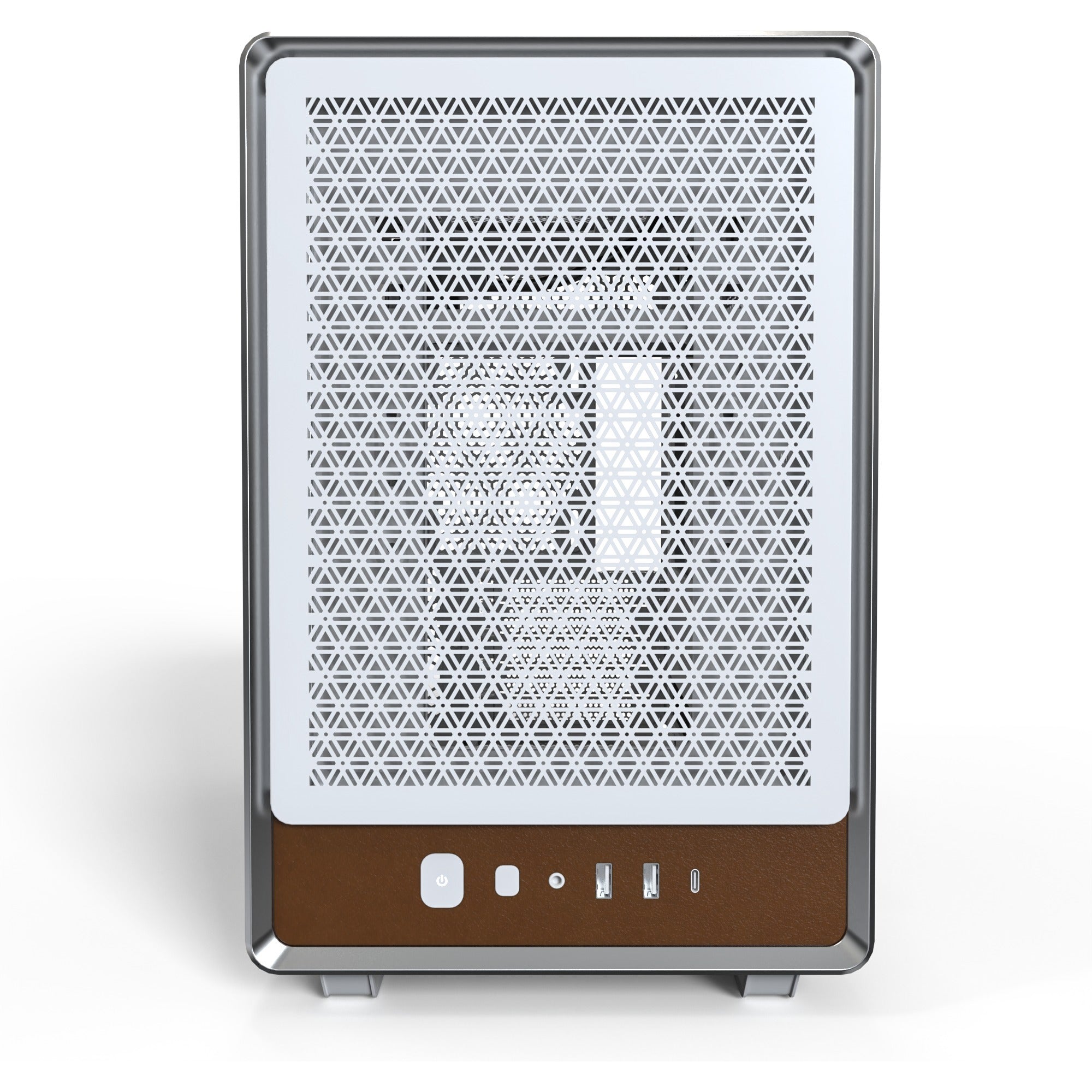 Montech heritage midi tower behuizing (wit beige | 2x usb-a | 1x usb-c)