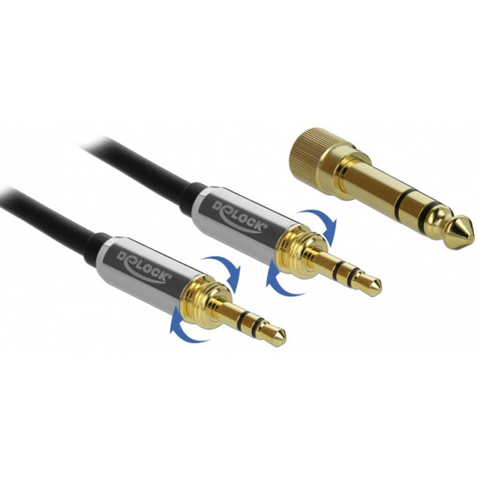 DeLOCK Stereokabel 3,5 mm 3-Pin-Stecker > 3,5 mm 3-Pin-Stecker