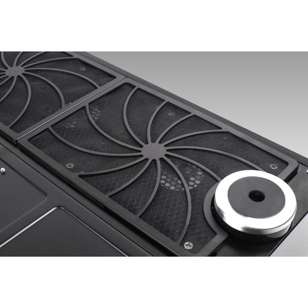 Silverstone grandia gd07b htpc behuizing (zwart | 2x usb-a)