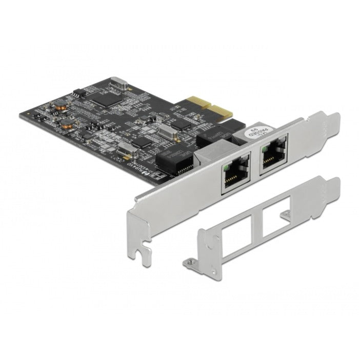 DeLOCK PCI Express x2 Karte zu 2x RJ45 2.5 Gigabit LAN R