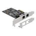 DeLOCK PCI Express x2 Karte zu 2x RJ45 2.5 Gigabit LAN R