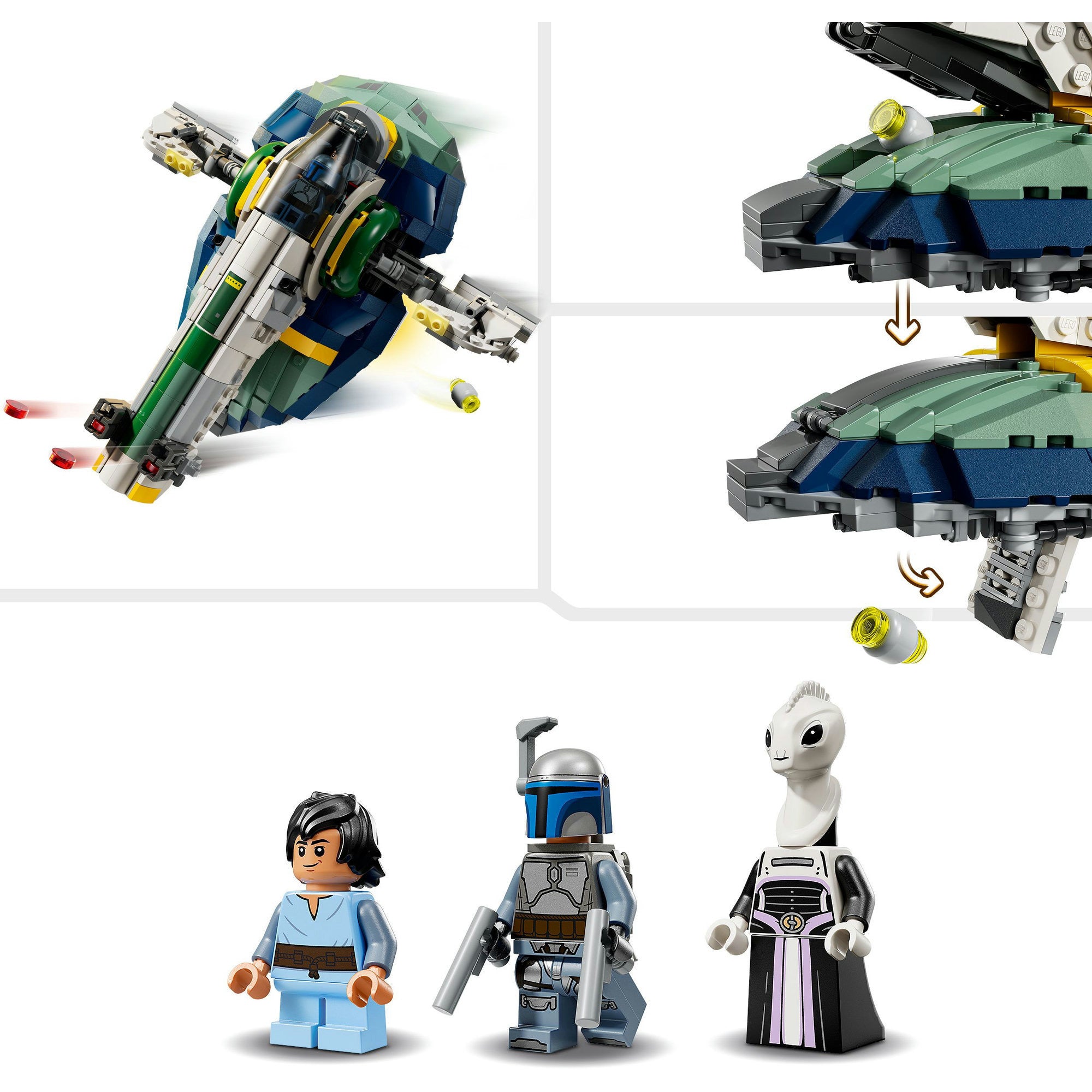 LEGO Star Wars 75433 Jango Fetts Raumschiff
