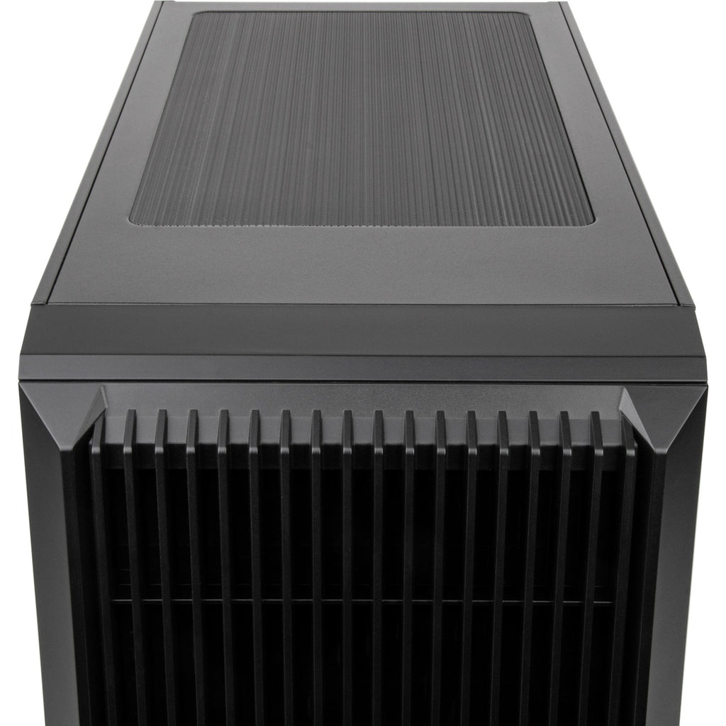 Silverstone cs382 mini tower behuizing (zwart | 2x usb-a | 1x usb-c)