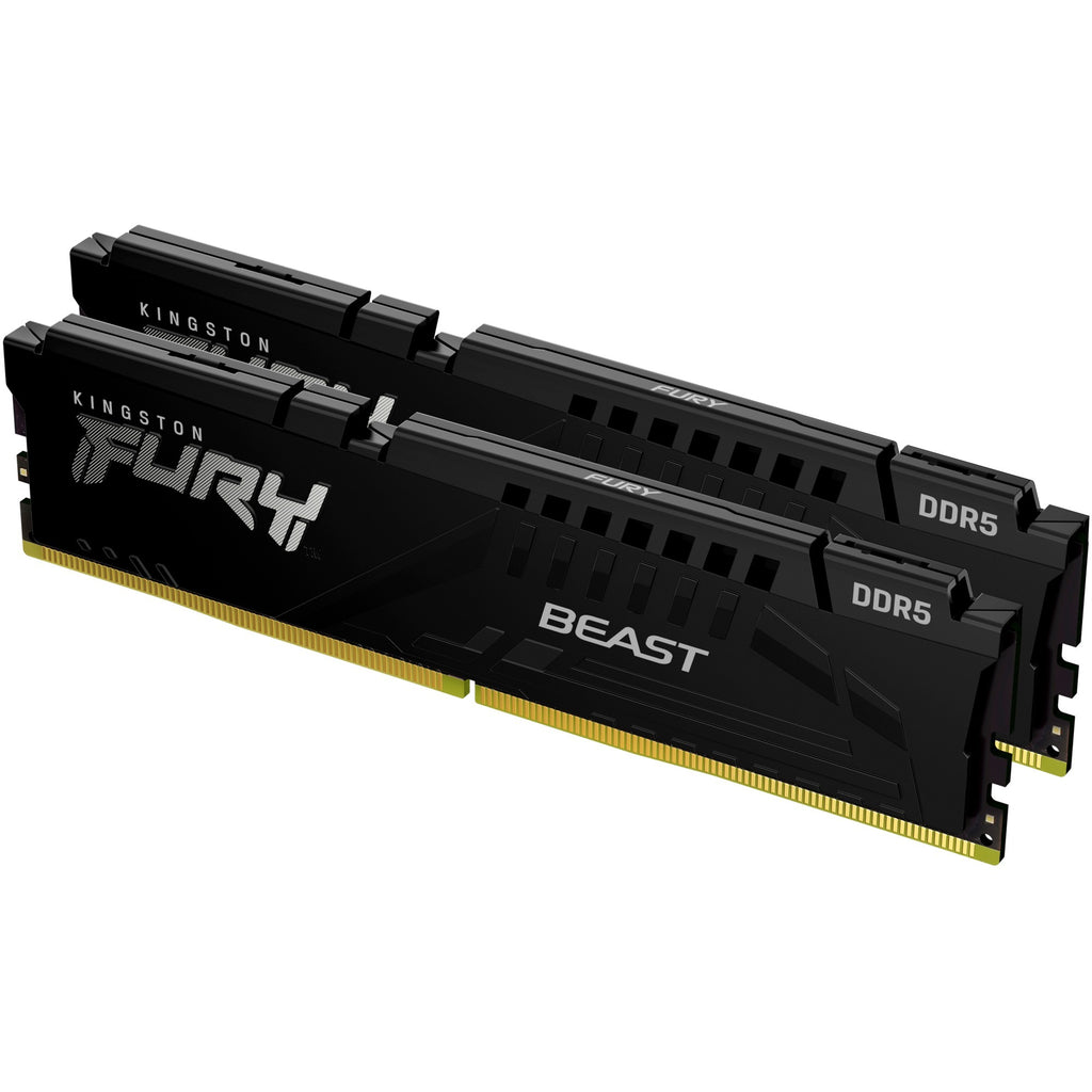 Kingston fury beast 32 gb ddr5-5600 (2x 16 gb) werkgeheugen (zwart, kf556c36bbek2-32, xmp 3.0, expo)