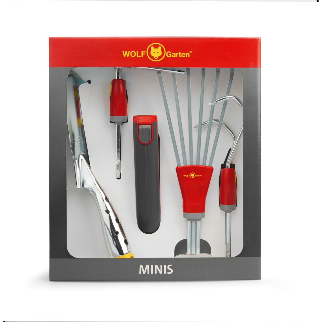 Wolf-garten multi-star miniset p 262 tuinset (rood grijs, 5-delig)