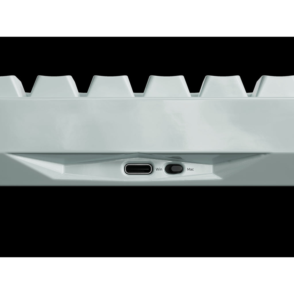 Keychron q16 he 8k magnetic switch keyboard (lichtgroen, us lay-out (qwerty), ultra-fast lime, 65%, rgb, hot swap, 8k)
