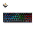 Mchose ace 60 pro hall effect magnetic switch gaming keyboard (zwart, us lay-out (qwerty), ktek magnetic max, 60%, rgb, hot swap, pbt keycaps, hall effect sensor)
