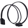 Silverstone sata iii kabel 30cm (zwart, 6gb s, low profile connector, cp11b-300)