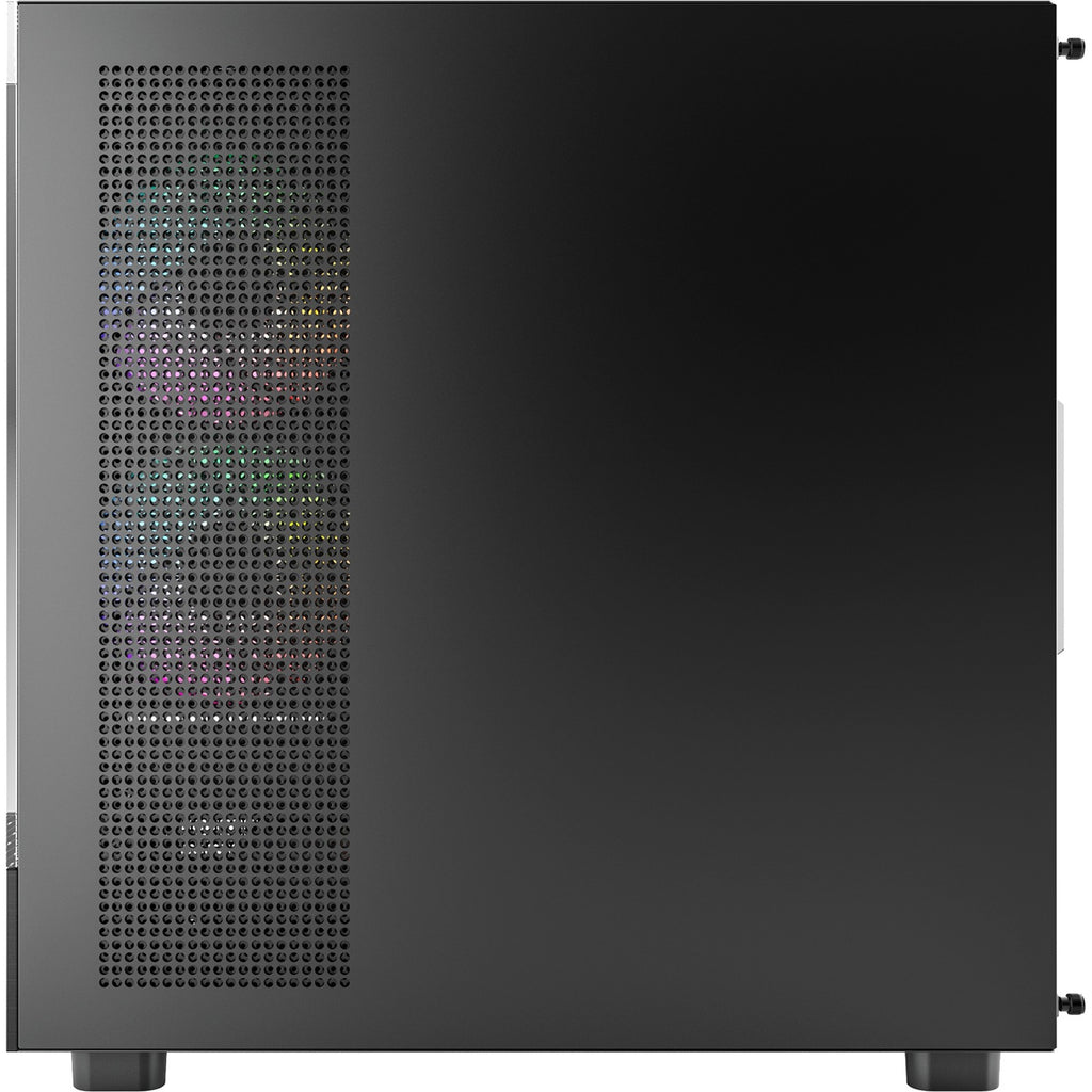 Montech xr midi tower behuizing (zwart | 2x usb-a | 1x usb-c | rgb | tempered glass)