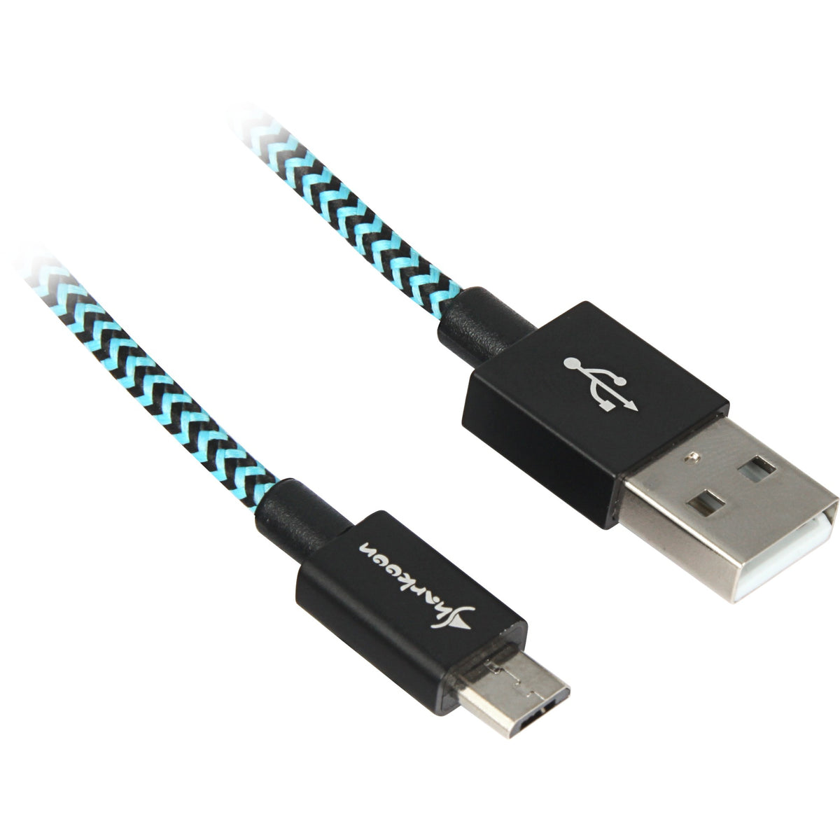 Sharkoon USB 2.0-Kabel, USB-A > Micro-USB B