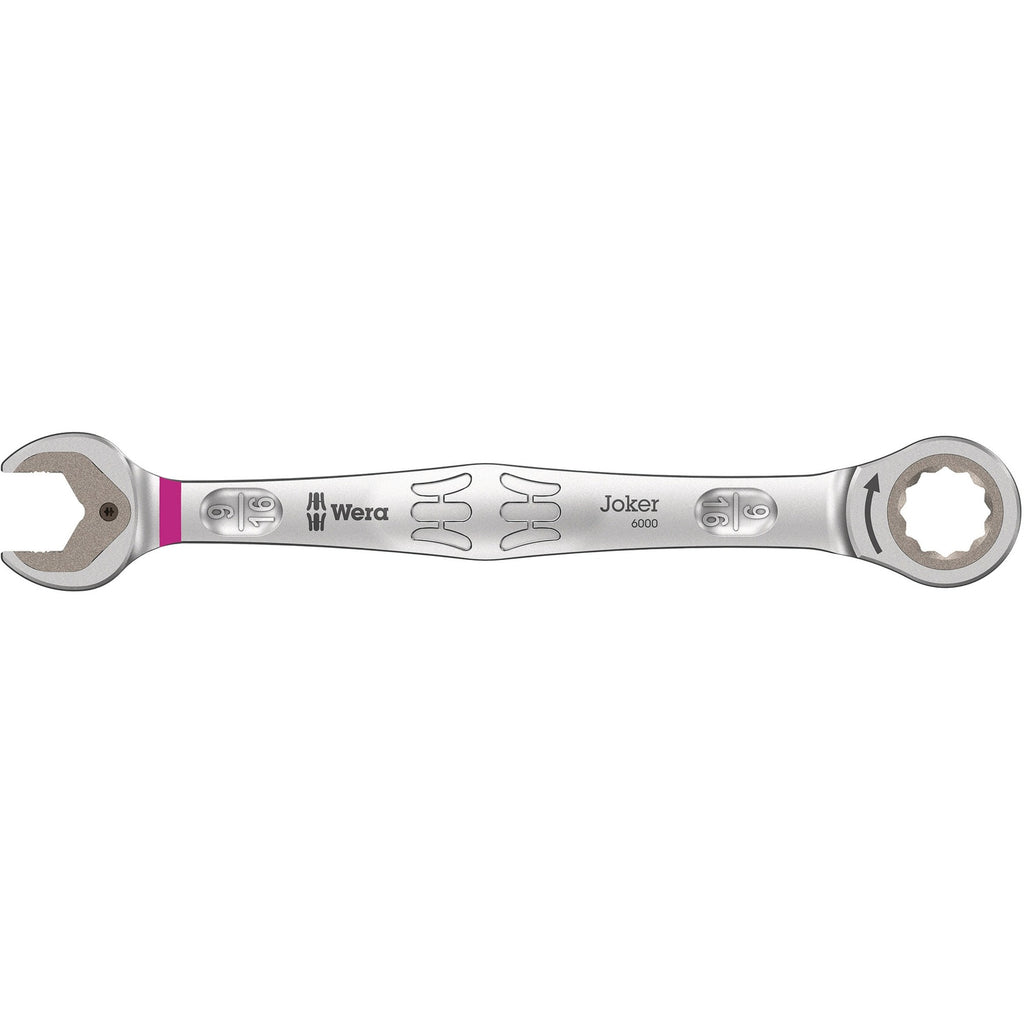 Wera 9632 magneetstrip 6000 joker imperial 1 steek-ringratelsleutelset moersleutel (inch, 8‑delig)