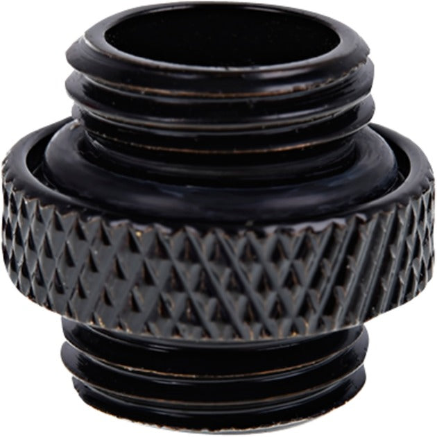 Alphacool eiszapfen double nippel g1 4 outer thread to g1 4 outer thread verbinding (zwart, voor zachte slangen (pvc, silicone, neopreen))