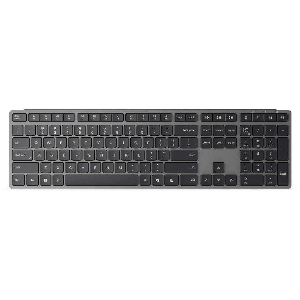 Lenovo 700 modern multi-device wireless keyboard-us euro103p desktopset (grijs, 100%, 2.4 ghz, bluetooth)