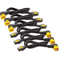 Apc stroomkabel kit c13-c14 iec (6 stuks, 1,2 meter, ap8704r-ww)