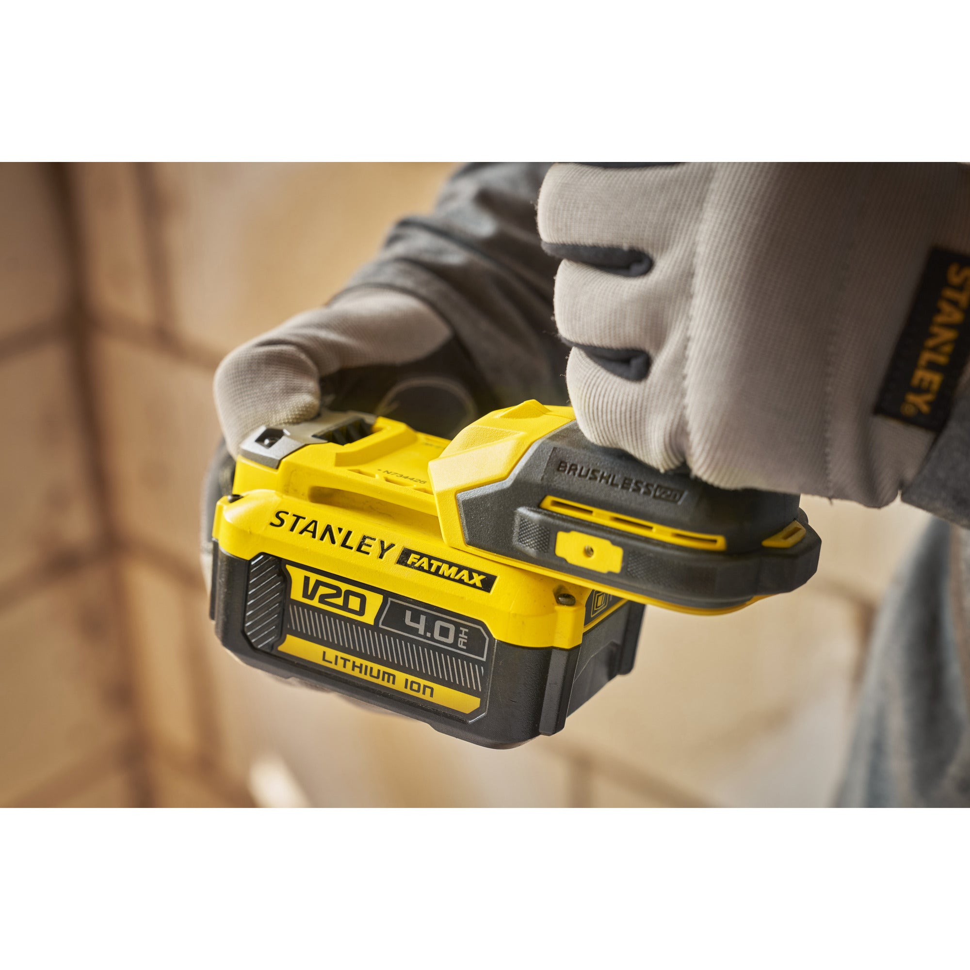 Stanley fatmax v20 18v slagschroevendraaier (zwart geel, accu en oplader niet inbegrepen)