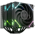 Xyz pc gear thermax 6 duo rgb cpu-koeler (zwart, argb, pwm)
