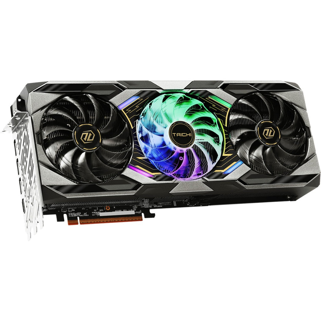 Asrock radeon rx 9070 xt taichi 16gb oc grafische kaart (zwart, rdna4, gddr6, 3x displayport, 1x hdmi)