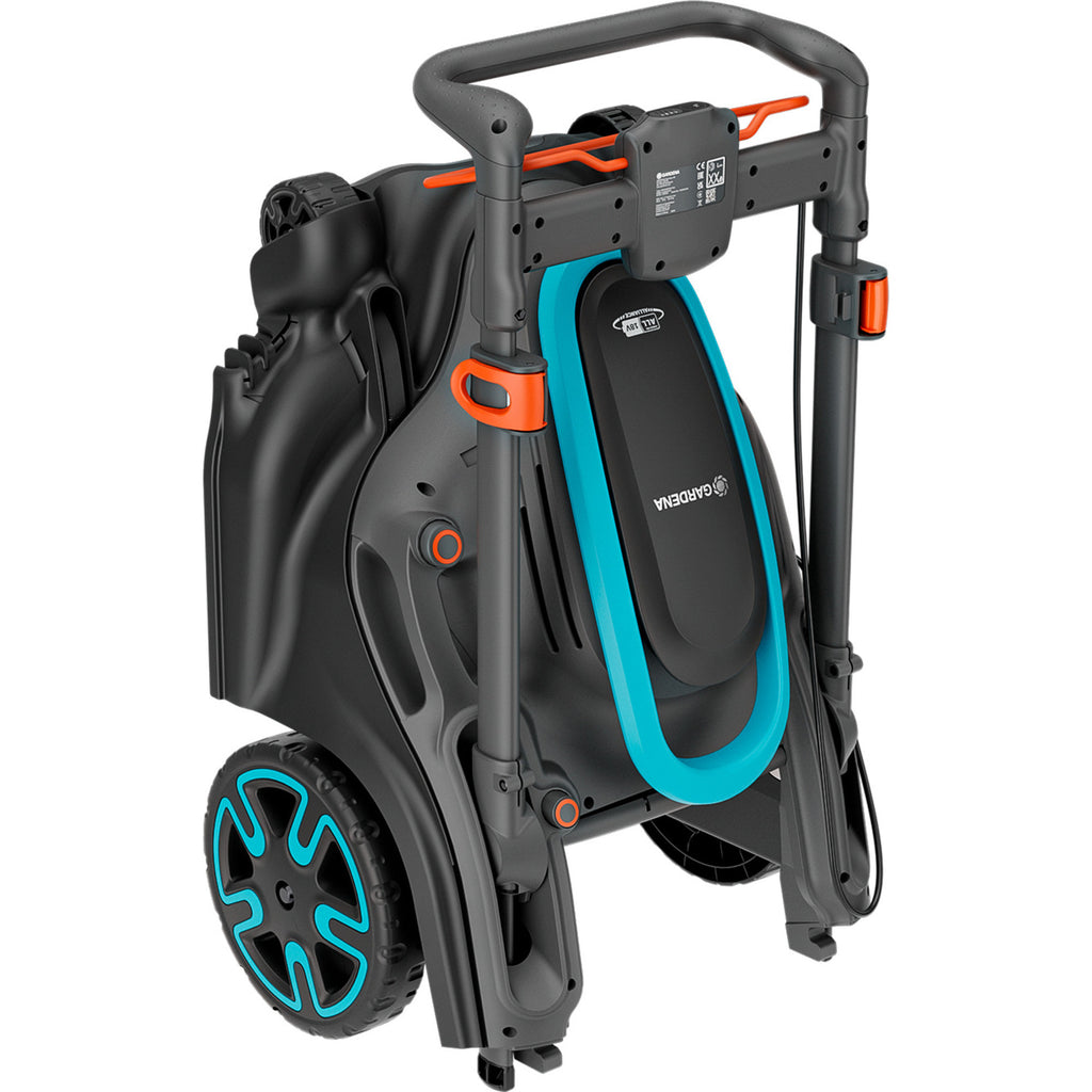Gardena grasmaaier powermax duo 46 36v (zwart grijs, accu en lader niet inbegrepen)