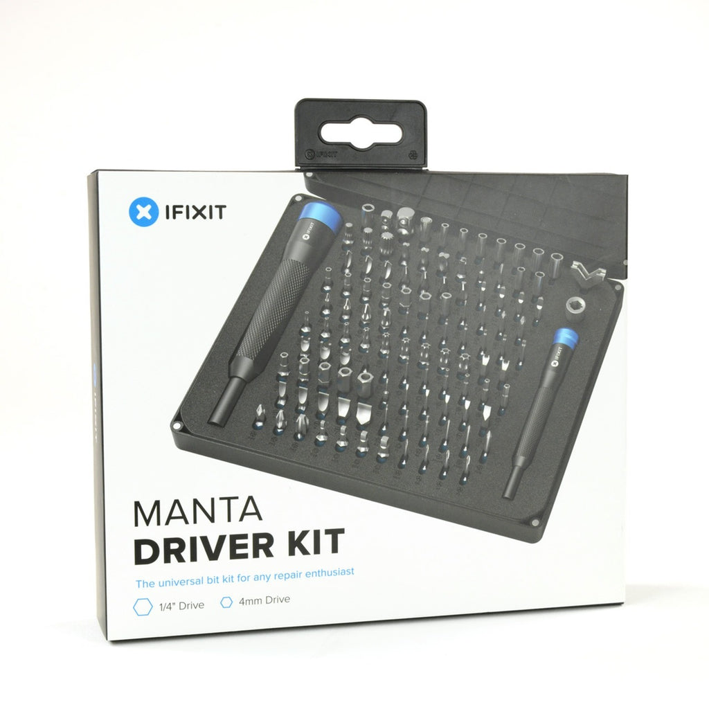 Ifixit manta - 112 bit driver kit bitset (zwart blauw)
