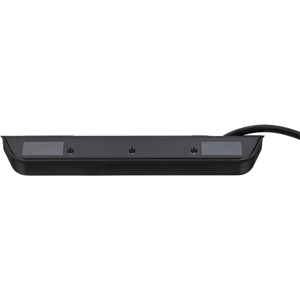Brennenstuhl ®estilo hoekaansluitdoosstrook met usb laadfunctie 4-weg 2x b eschermend contactdoos 2x euro zilver zwart