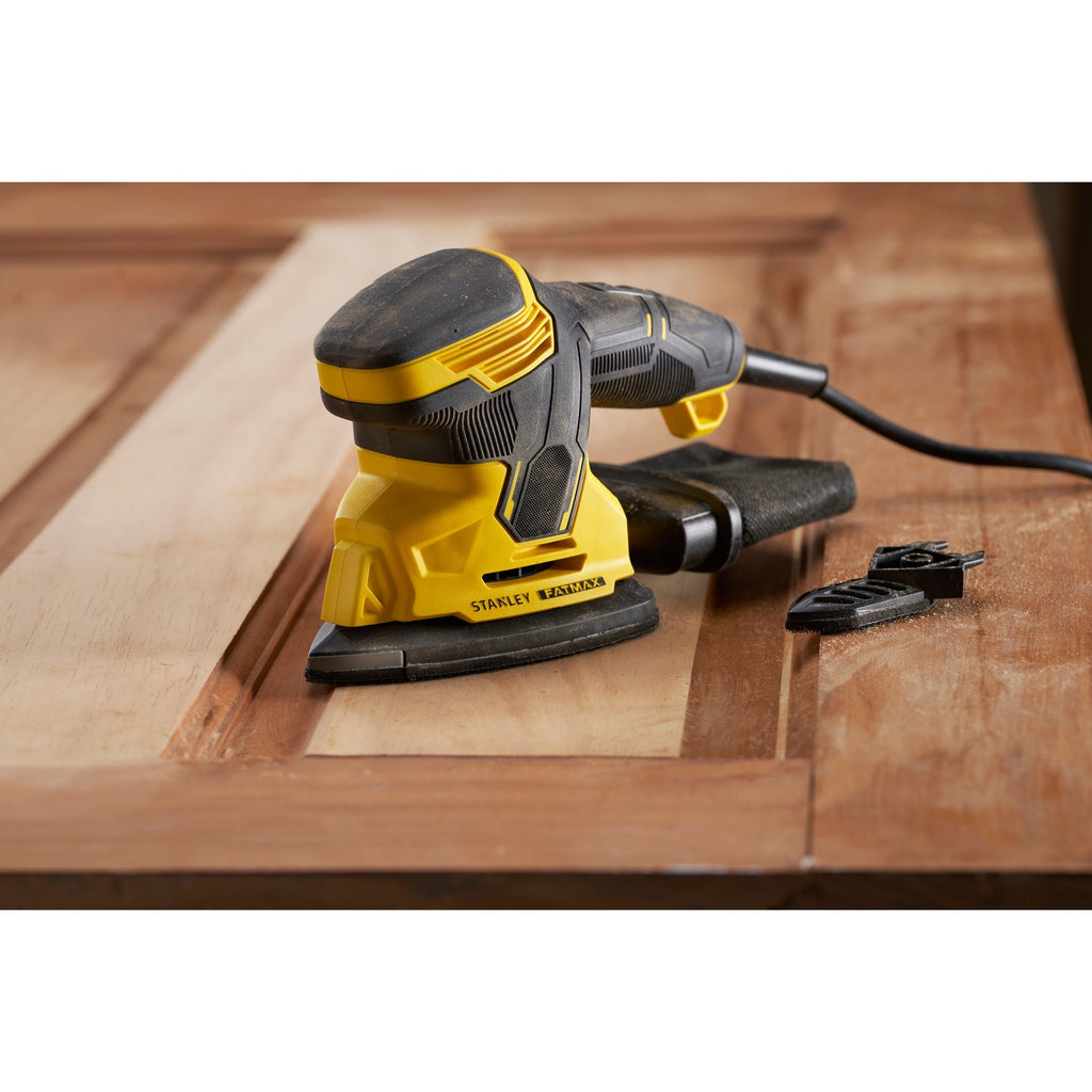 Stanley fatmax 120w detailschuurmachine deltaschuurmachine (geel zwart)