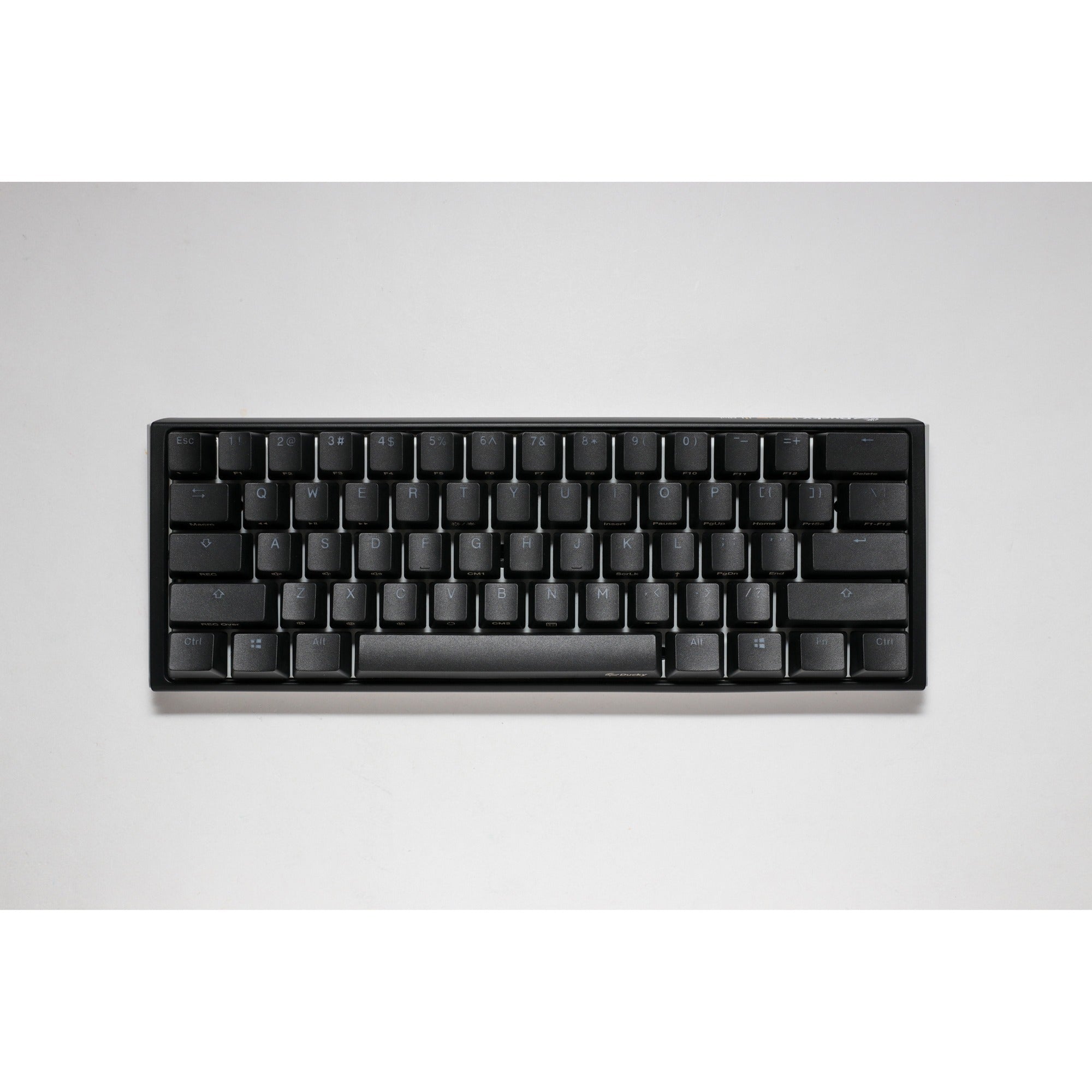 Ducky one 3 classic mini rgb mechanisch toetsenbord (zwart, us lay-out (qwerty), cherry mx silent red, 60%, rgb led, double-shot pbt, hot-swappable, quack mechanics)