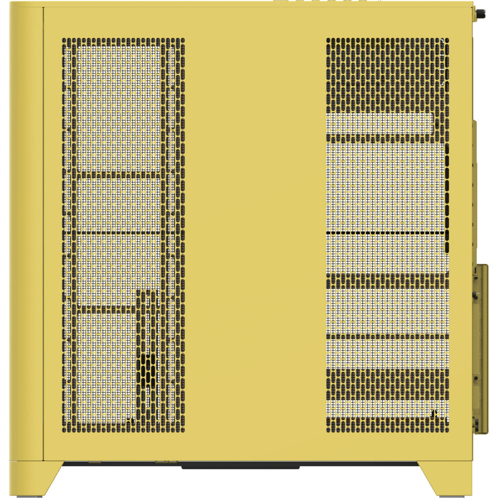Thermaltake view 390 air butter caramel midi tower behuizing (geel | 2x usb-a | 1x usb-c | tempered glass)