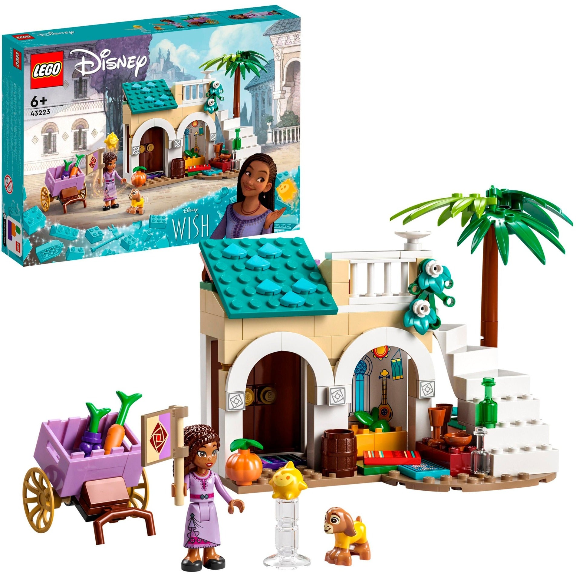 Lego disney - asha in de stad rosas constructiespeelgoed (43223)