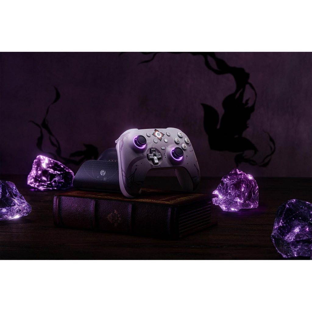8bitdo ultimate 2 wireless controller - honkai: star rail - evernight (donkerpaars, 2.4 ghz bluetooth, usb, pc)