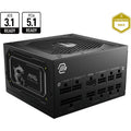 Msi mag a750gl pcie5 ii modulaire 750 watt voeding (zwart, 1x 12v-2x6, 3x pcie)
