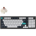 Keychron q5 max-m3, toetsenbord (zwart, us lay-out, gateron jupiter brown, 96%, rgb leds, ksa double-shot pbt, hot swap, knob, 2.4ghz | bluetooth 5.1 | usb-c)