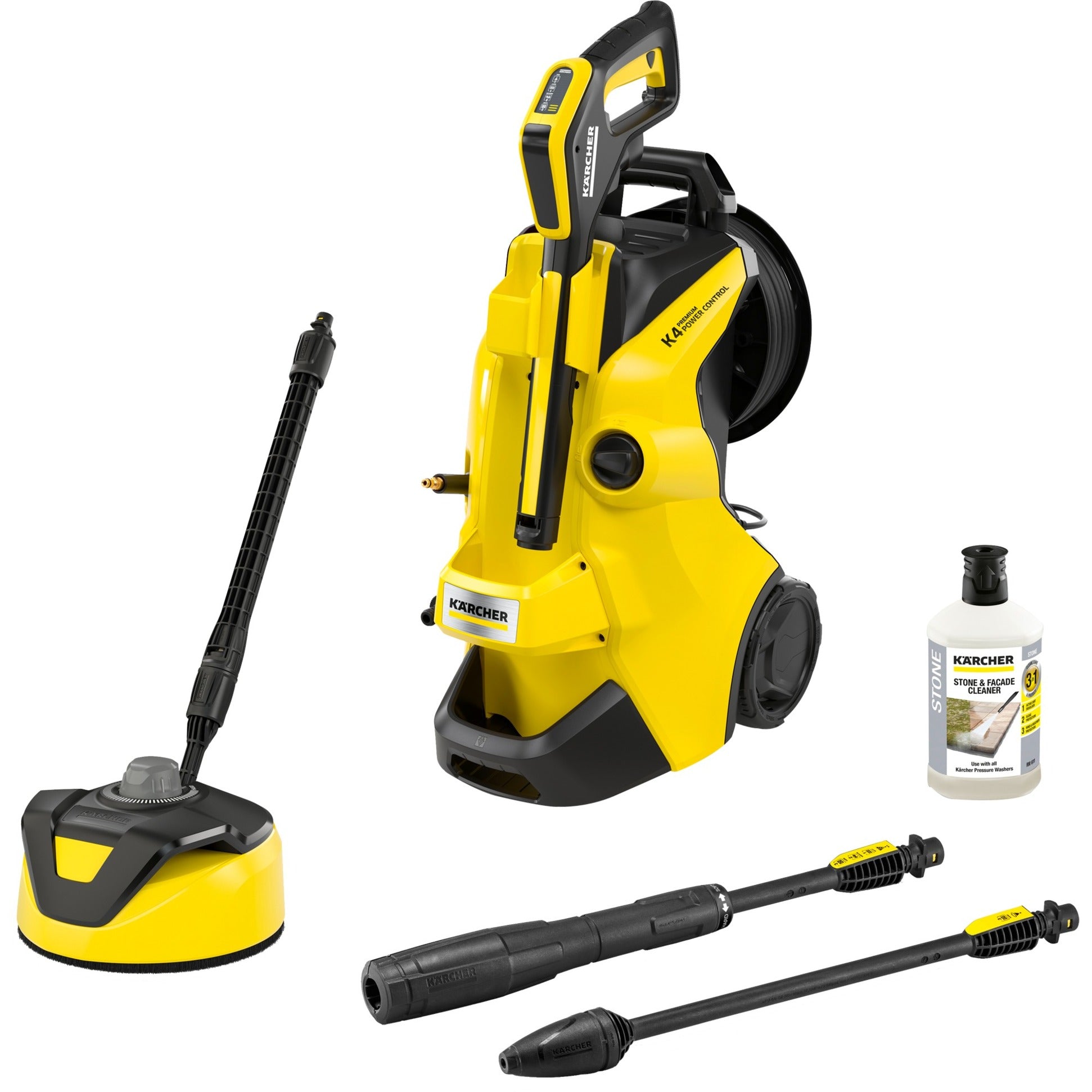 Kärcher k 4 premium power control home hogedrukreiniger (geel zwart, 1.324-133.0)