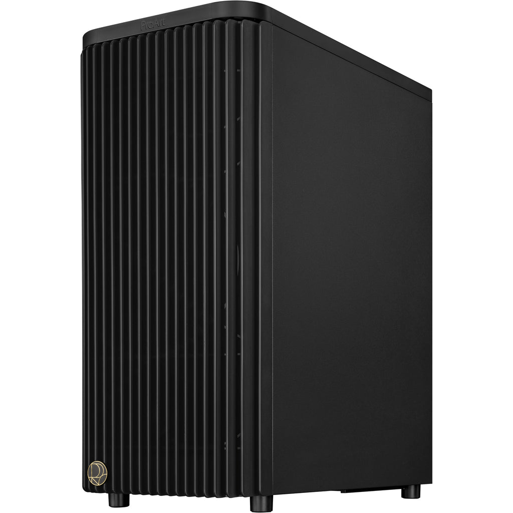 Asus proart pa401 - tempered glass panel midi tower behuizing (zwart | 2x usb-a | 1x usb-c | tempered glass)