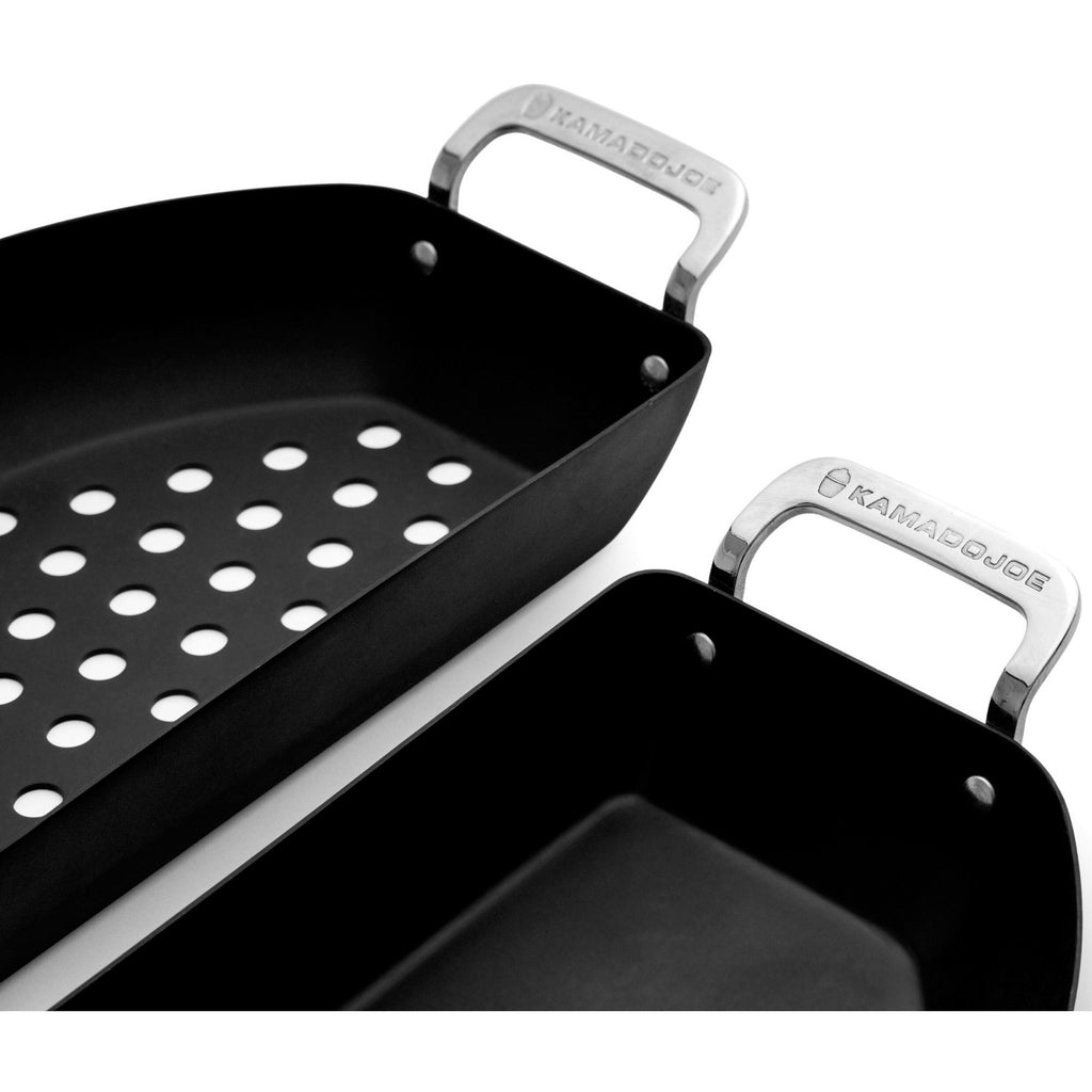 Kamado Joe Karbon halbes Pfannenset