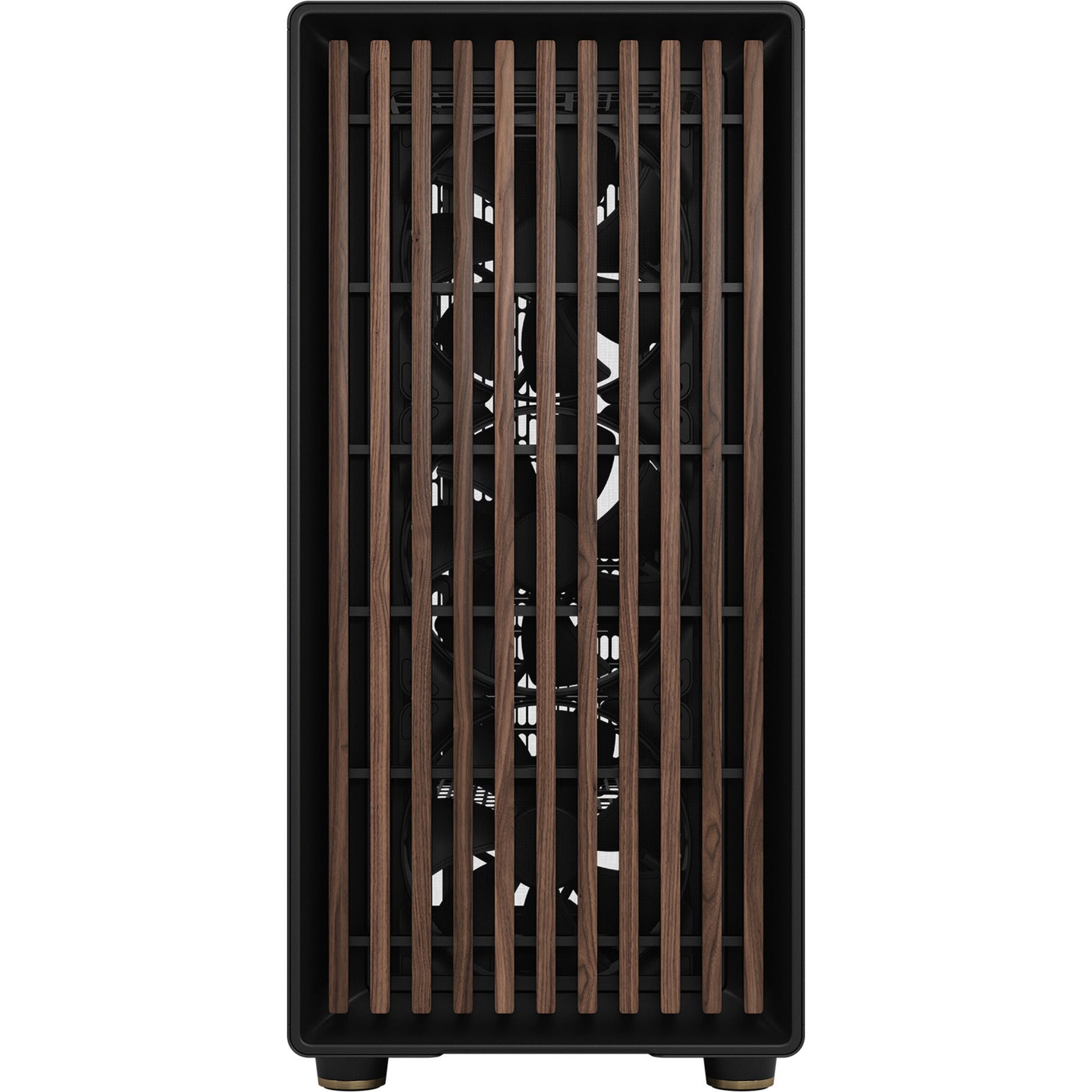 Fractal design north xl rc charcoal black tg dark midi tower behuizing (zwart houtkleur | 2x usb-a | 1x usb-c | tempered glass)
